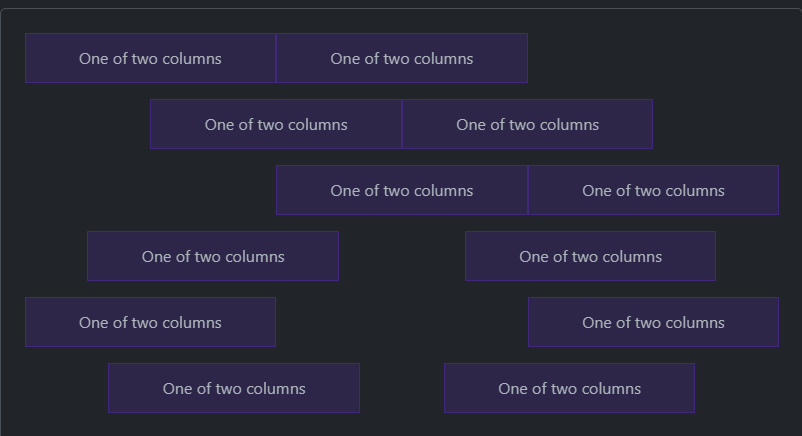 several cells in a container at different positions