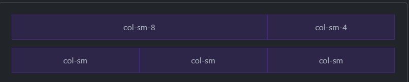 start stacked then become horizontal