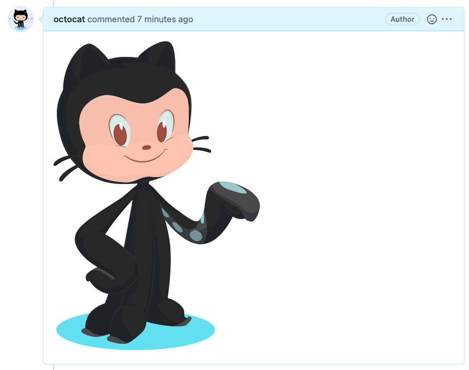 An example image of the GitHub Octocat